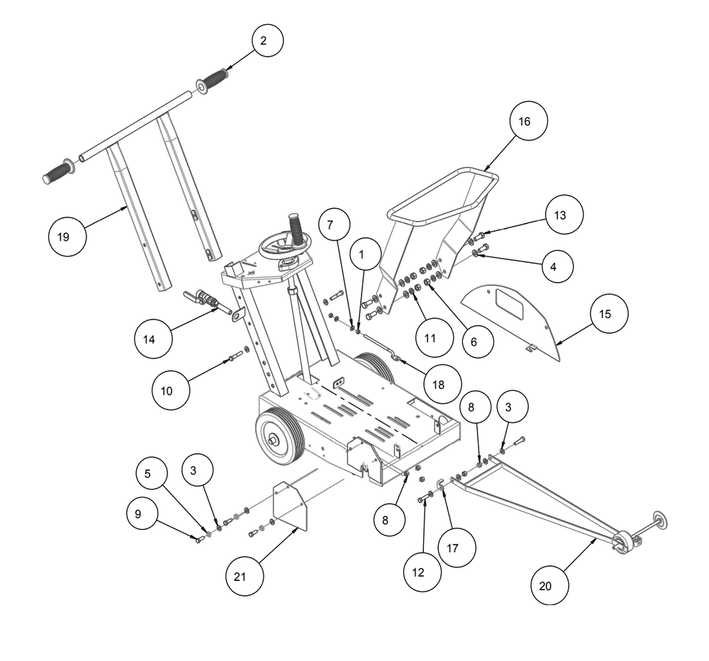 Section 05 Diagram and Parts List for MK-1610B 168611 MK Diamond Concrete Saw
